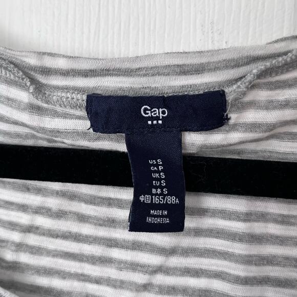 Gap Striped Tie-Sleeve Tee - Size S - Picture 2 of 6